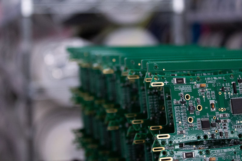 Finished circuit board assembly
